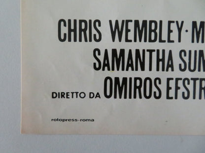 The Ceremony - C Italian Fotobusta Poster Hristos Nomikos Maria Konsta 1977 Movie posters