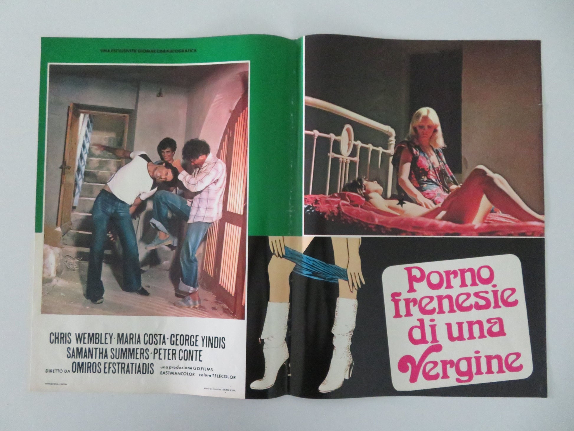 The Ceremony - C Italian Fotobusta Poster Hristos Nomikos Maria Konsta 1977 Movie posters