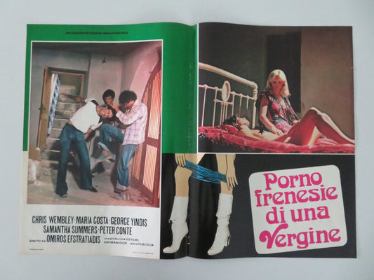The Ceremony - C Italian Fotobusta Poster Hristos Nomikos Maria Konsta 1977 Movie posters