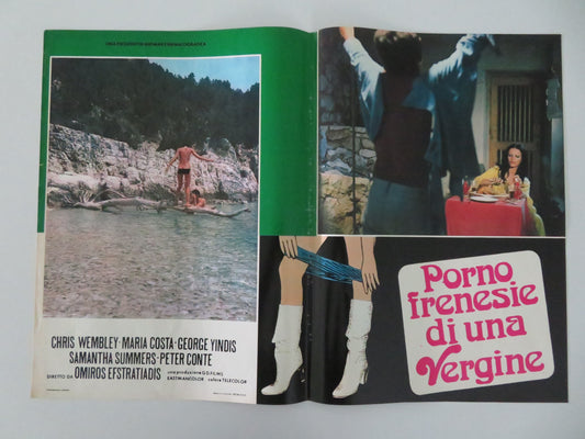 The Ceremony - D Italian Fotobusta Poster Hristos Nomikos Maria Konsta 1977 Movie posters