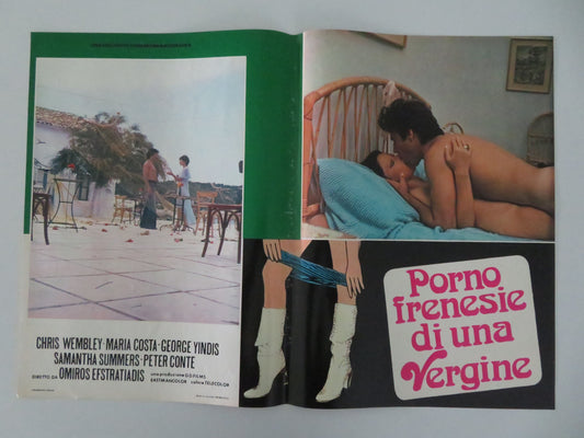 The Ceremony - F Italian Fotobusta Poster Hristos Nomikos Maria Konsta 1977 Movie posters