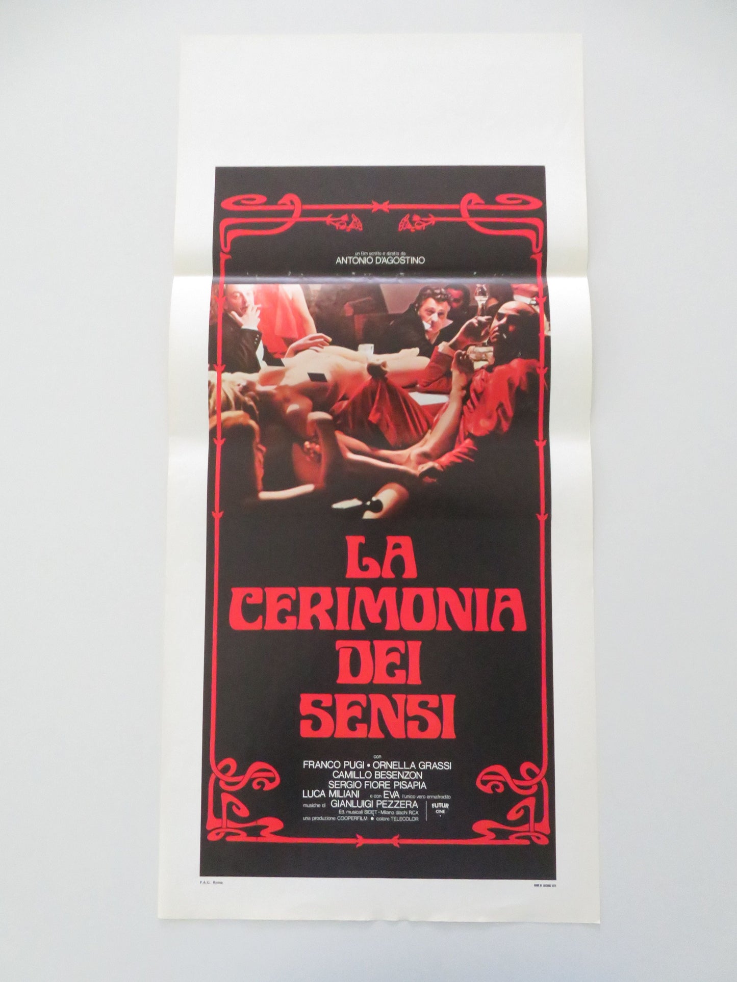 The Ceremony of the Senses Italian Locandina Poster Franco Pugi Grassi 1979 Movie posters