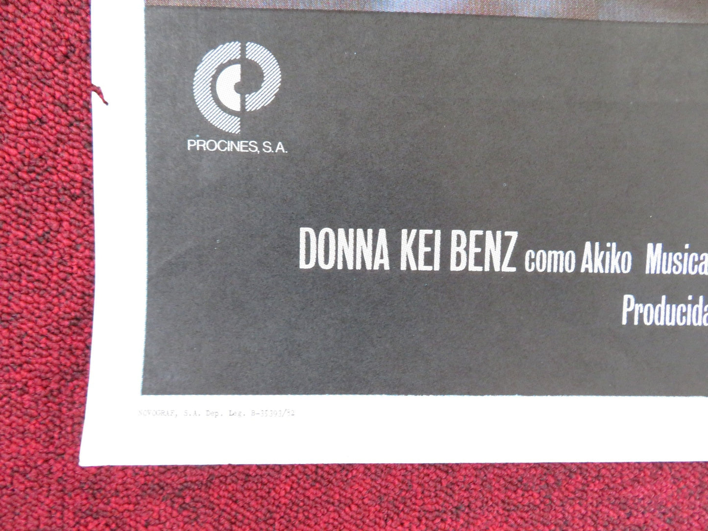 THE CHALLENGE SPANISH POSTER SCOTT GLENN TOSHIRO MIFUNE 1982 Rendezvous Cinema Movie posters