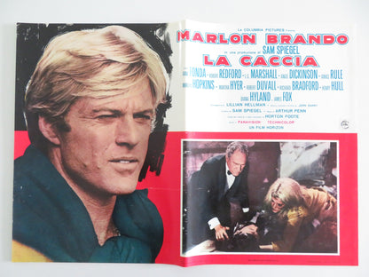 THE CHASE - A ITALIAN FOTOBUSTA POSTER MARLON BRANDO JANE FONDA REDFORD R1970S Rendezvous Cinema Movie posters