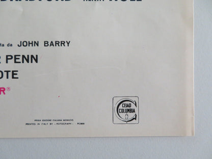 THE CHASE - C ITALIAN FOTOBUSTA POSTER MARLON BRANDO JANE FONDA REDFORD R1970S Rendezvous Cinema Movie posters