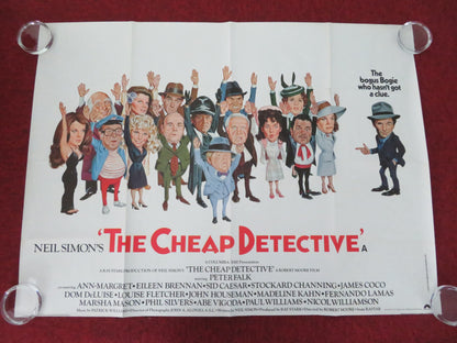 The Cheap Detective UK Quad Rolled Poster Peter Falk Ann-Margret 1978 Movie posters