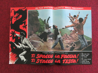 THE CHINESE MECHANIC ITALIAN FOTOBUSTA POSTER BARRY CHAN TING MENG 1976 Rendezvous Cinema Movie posters