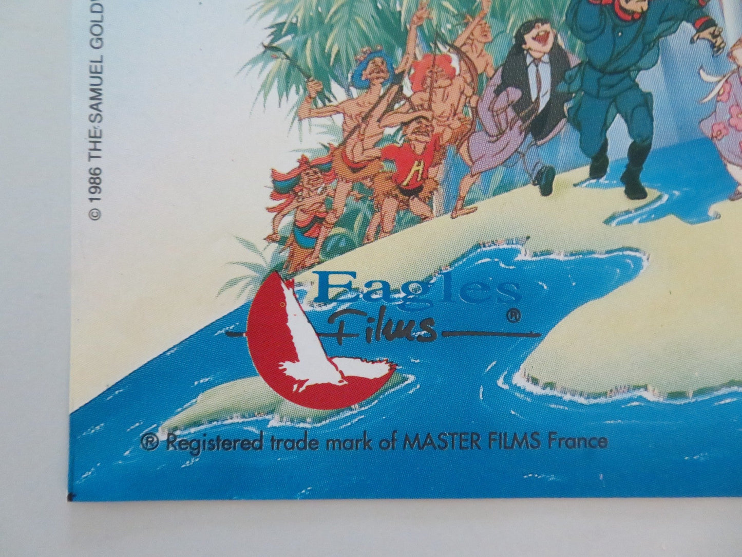 THE CHIPMUNK ADVENTURE FRENCH POSTER ROLLED BAGDASARIAN JR. JANICE KARMAN 1986 Movie posters