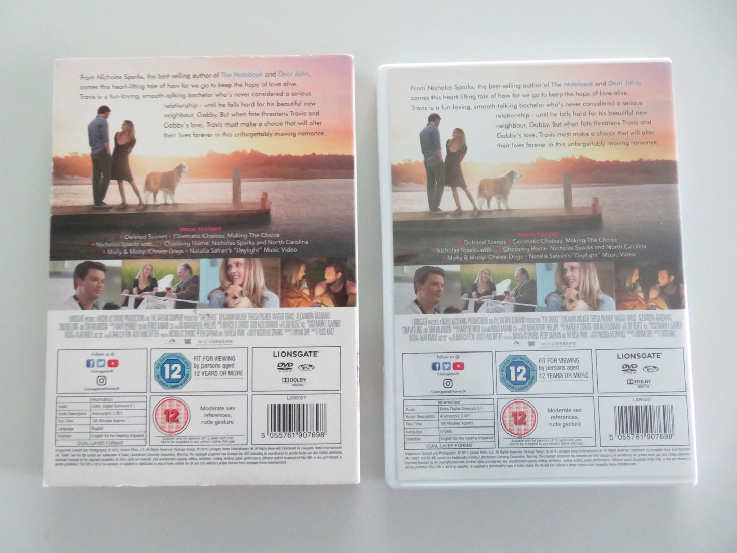 THE CHOICE (DVD) BENJAMIN WALKER TERESA PALMER 2016 REGION 2 Movie posters