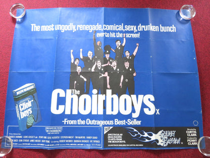 THE CHOIRBOYS UK QUAD ROLLED POSTER CHARLES DUNNING RANDY QUAID 1977 Rendezvous Cinema Movie posters