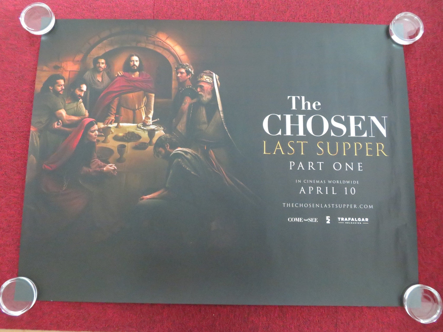 THE CHOSEN UK QUAD ROLLED POSTER JONATHAN ROUMIE ELIZABETH TABISH 2017 Movie posters