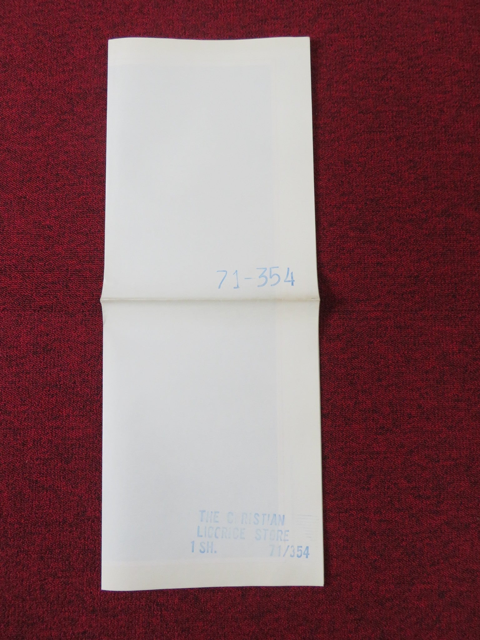 THE CHRISTIAN LICORICE STORE FOLDED US ONE SHEET POSTER BEAU BRIDGES 1971 Rendezvous Cinema Movie posters