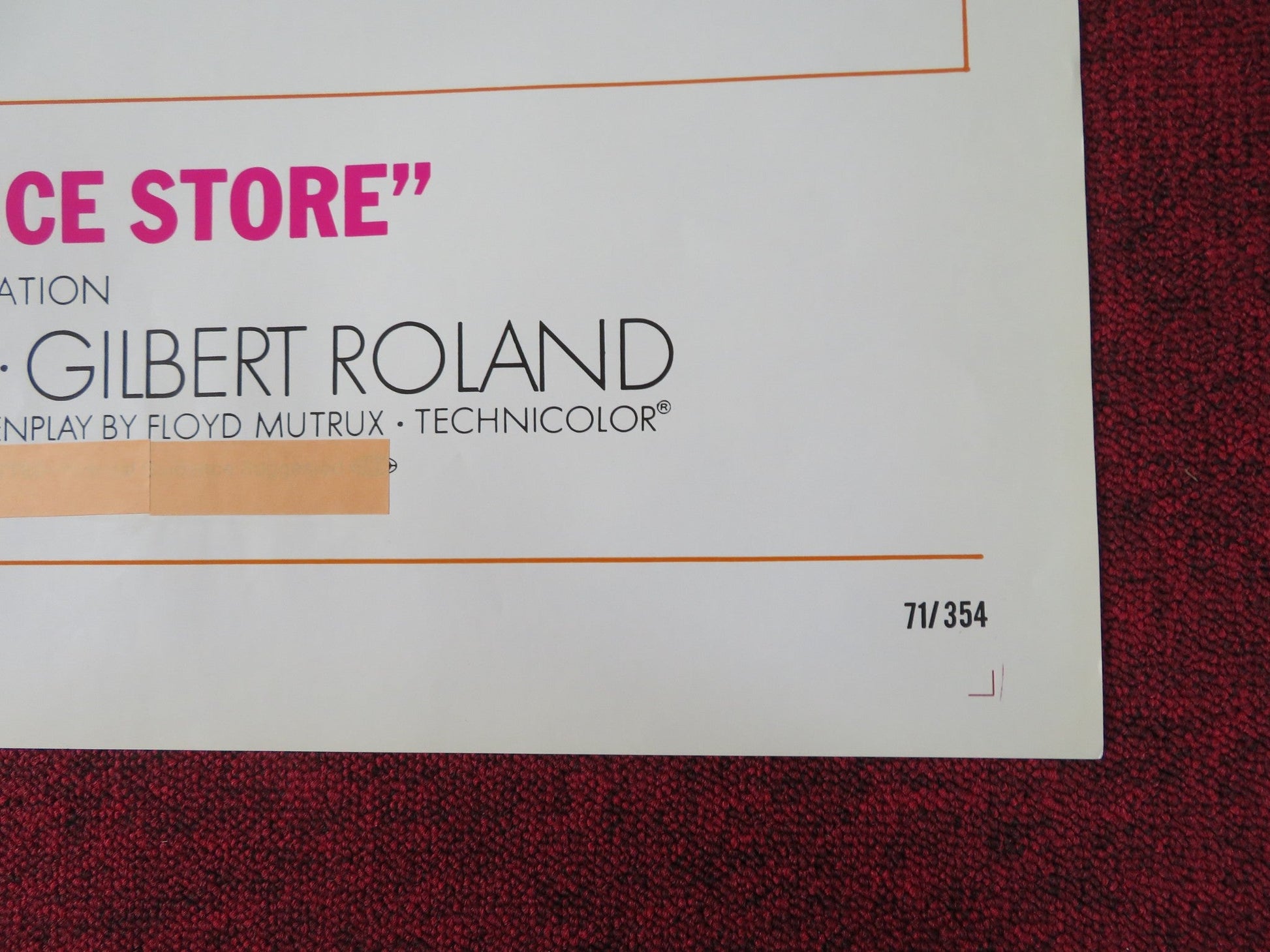 THE CHRISTIAN LICORICE STORE FOLDED US ONE SHEET POSTER BEAU BRIDGES 1971 Rendezvous Cinema Movie posters