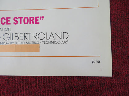 THE CHRISTIAN LICORICE STORE FOLDED US ONE SHEET POSTER BEAU BRIDGES 1971 Rendezvous Cinema Movie posters