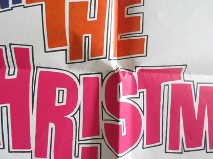 THE CHRISTMAS THE ALMOST WASN'T - B FOLDED US ONE SHEET POSTER PAUL TRIPP 1966 Rendezvous Cinema Movie posters