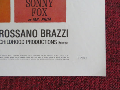 THE CHRISTMAS THE ALMOST WASN'T - B FOLDED US ONE SHEET POSTER PAUL TRIPP 1966 Rendezvous Cinema Movie posters