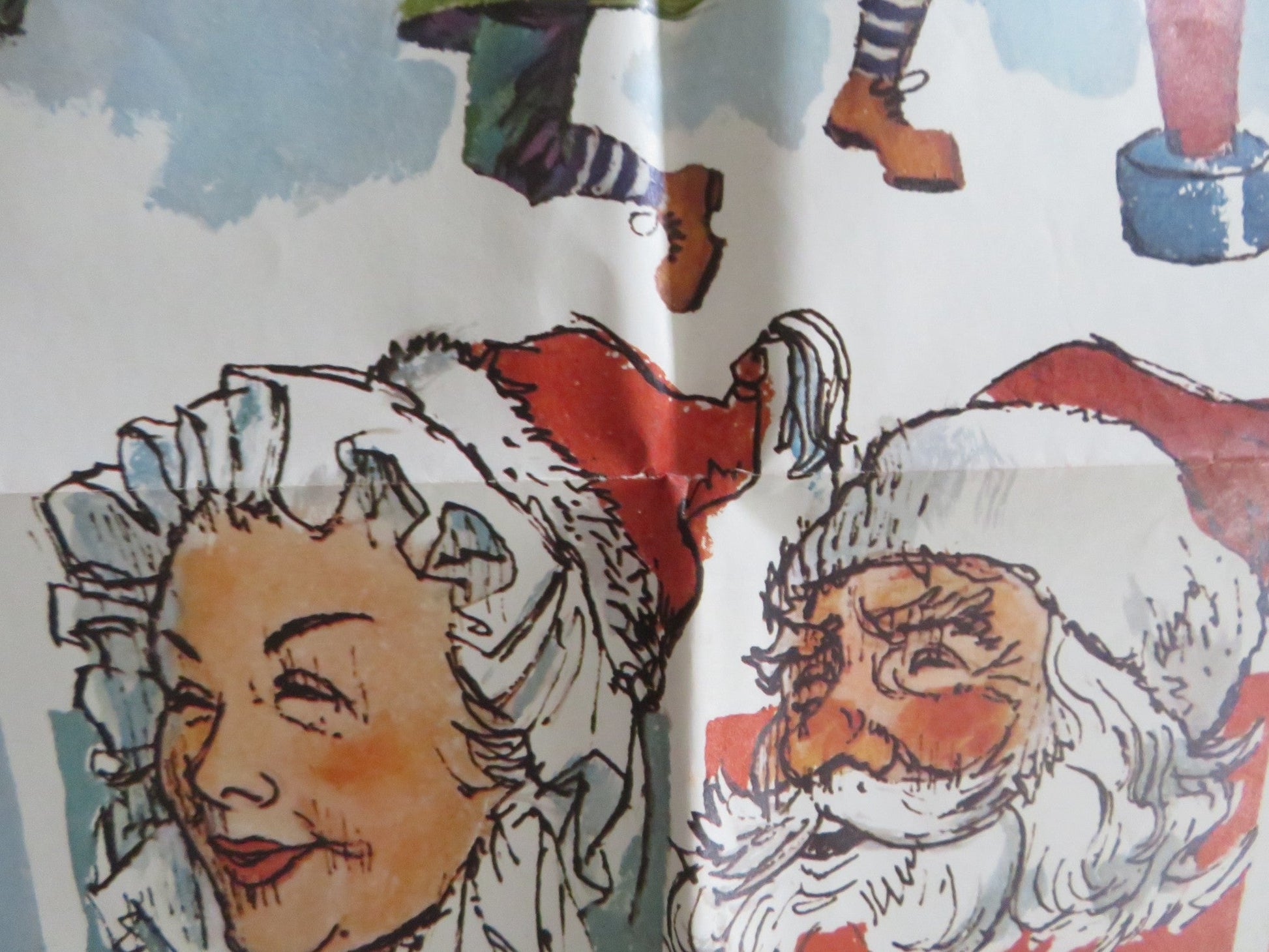 THE CHRISTMAS THE ALMOST WASN'T - B FOLDED US ONE SHEET POSTER PAUL TRIPP 1966 Rendezvous Cinema Movie posters