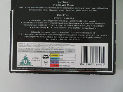 The Chronicles of Narnia Four Disc Collector's Ed. (DVD BoxSet) 1988 Region 2+4 Movie posters