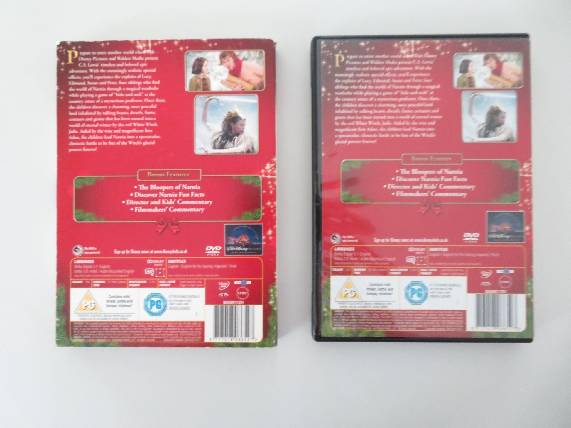 The Chronicles of Narnia: The Lion, the Witch ... B (DVD) Disney 2005 Region 2 Movie posters