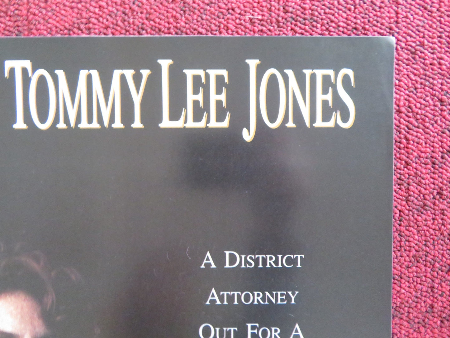 THE CLIENT - B VHS VIDEO POSTER SUSAN SARANDON TOMMY LEE JONES 1994 Rendezvous Cinema Movie posters