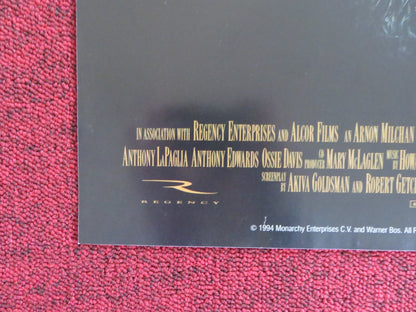 THE CLIENT - B VHS VIDEO POSTER SUSAN SARANDON TOMMY LEE JONES 1994 Rendezvous Cinema Movie posters