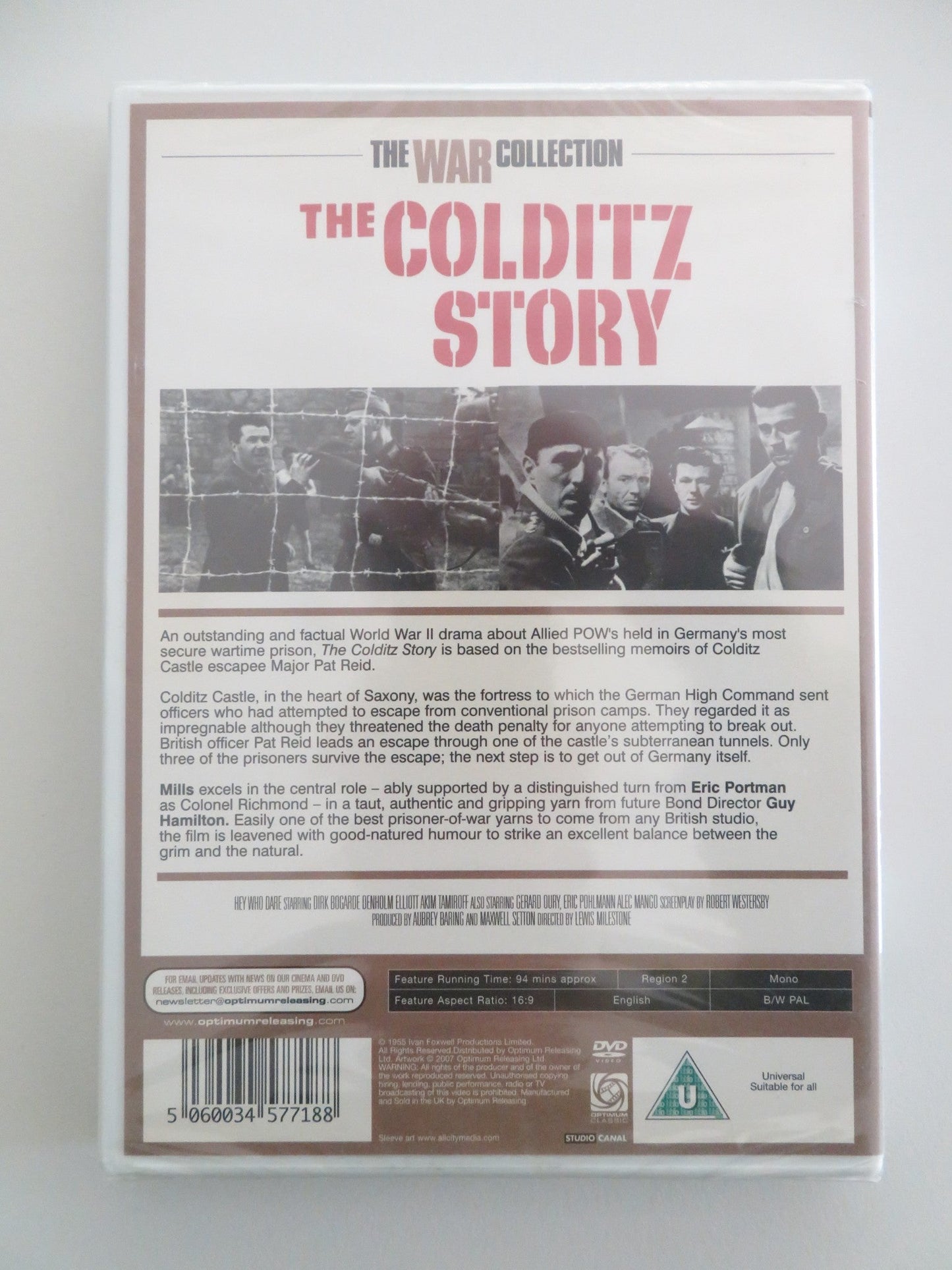 THE COLDITZ STORY - B (DVD) JOHN MILLS ERIC PORTMAN 1955 REGION 2 - Rendezvous Cinema