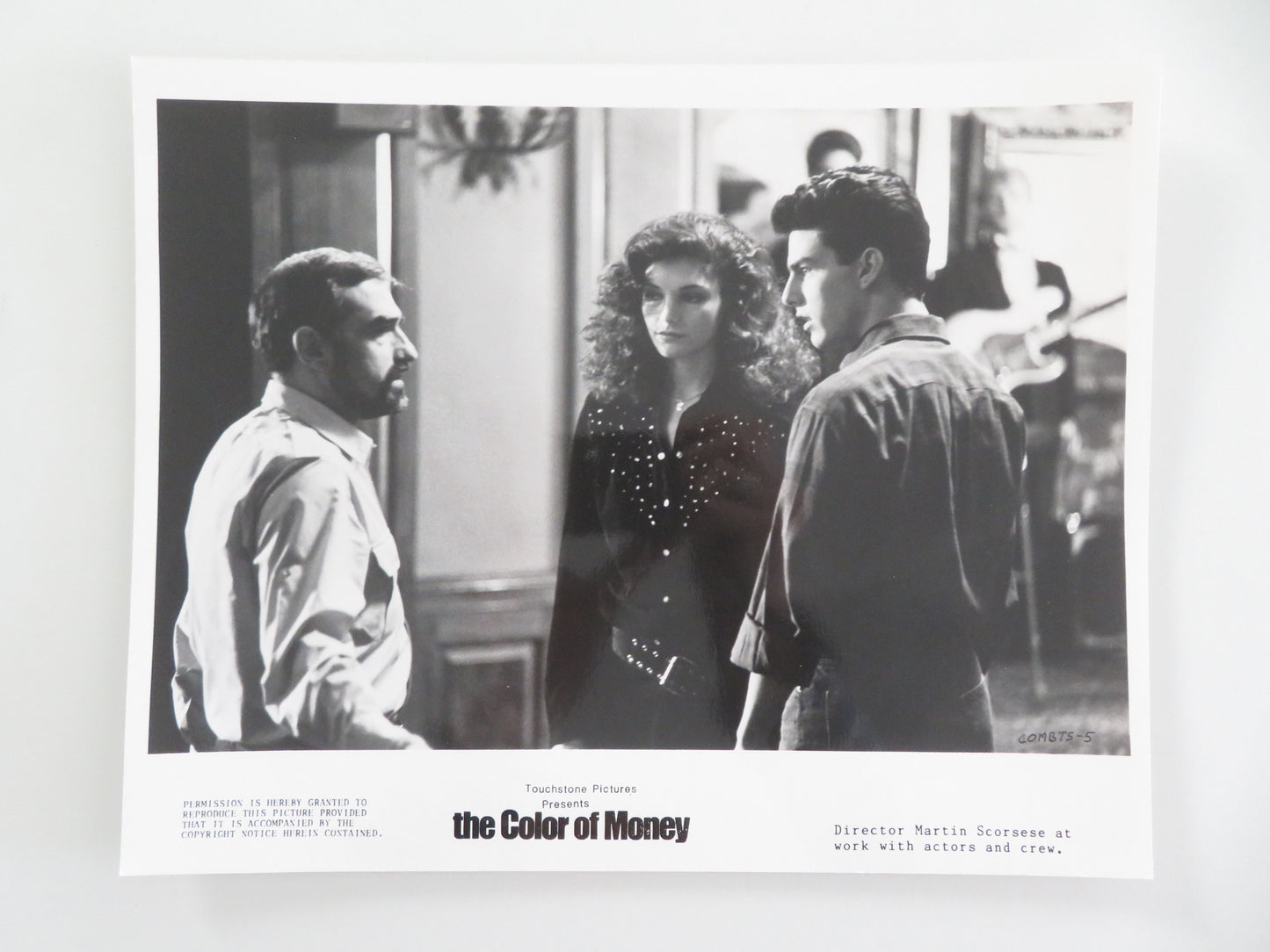 The Color of Money - A Movie Still Photo Lot Of 7 Tom Cruise Paul Newman 1986 Movie posters