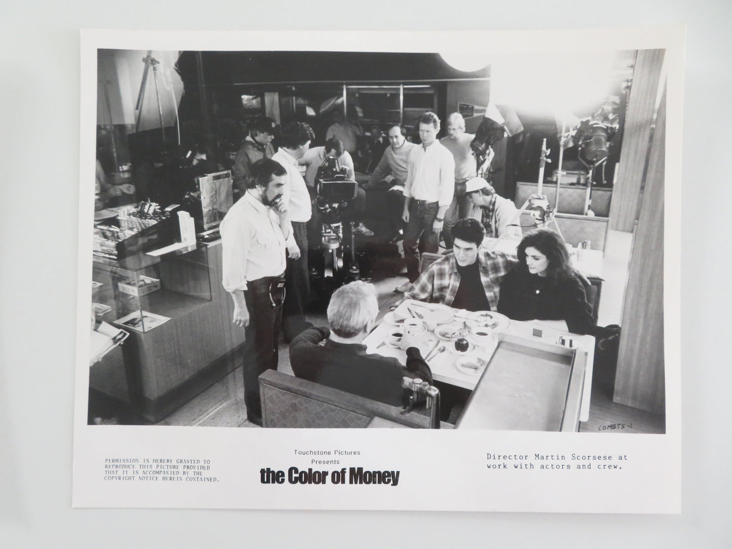 The Color of Money - A Movie Still Photo Lot Of 7 Tom Cruise Paul Newman 1986 Movie posters