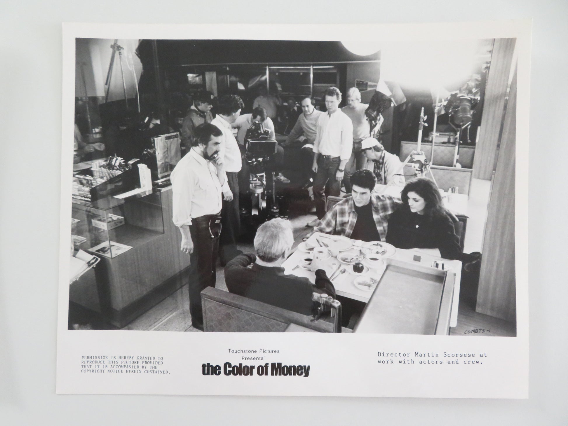 The Color of Money - A Movie Still Photo Lot Of 7 Tom Cruise Paul Newman 1986 Movie posters