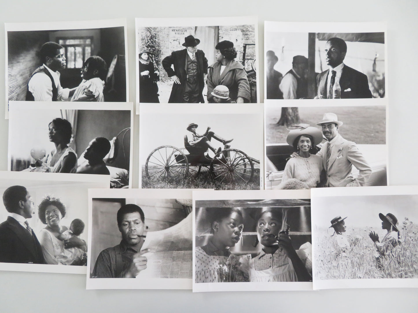 The Color Purple - A Movie Still Photo Lot Of 10 Danny Glover W. Goldberg 1985 Movie posters
