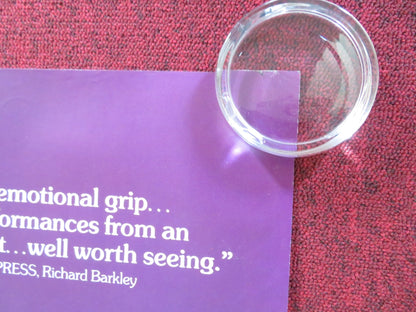 THE COLOR PURPLE UK QUAD ROLLED POSTER SPIELBERG DANNY GLOVER W. GOLDBERG 1985 Rendezvous Cinema Movie posters