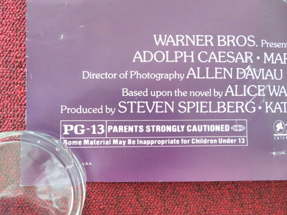 THE COLOR PURPLE US ONE SHEET ROLLED POSTER WHOOPI GOLDBERG DANNY GLOVER 1985 Movie posters