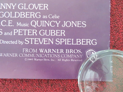 THE COLOR PURPLE US ONE SHEET ROLLED POSTER WHOOPI GOLDBERG DANNY GLOVER 1985 Movie posters