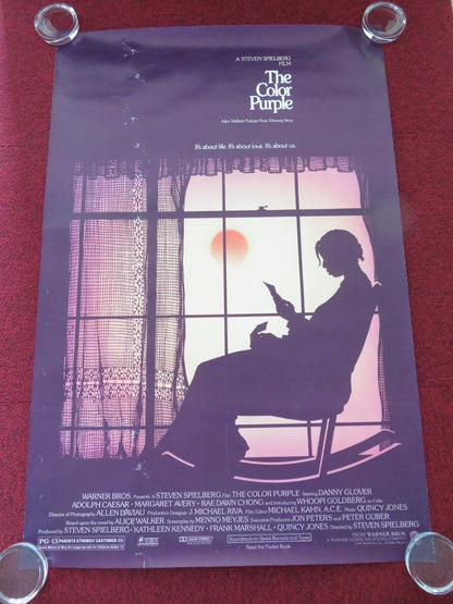 THE COLOR PURPLE US ONE SHEET ROLLED POSTER WHOOPI GOLDBERG DANNY GLOVER 1985 Movie posters