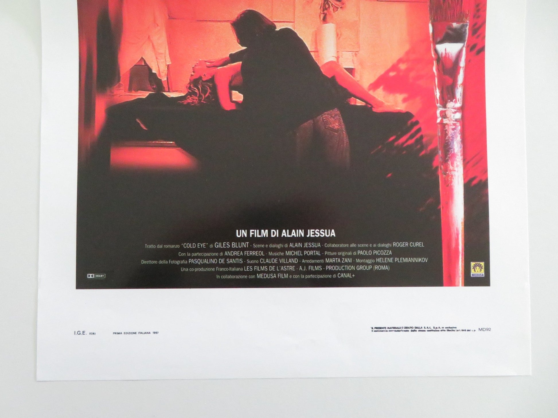 The Colors of the Devil Italian Locandina Poster Ruggero Raimondi Stanczak 1997 Movie posters