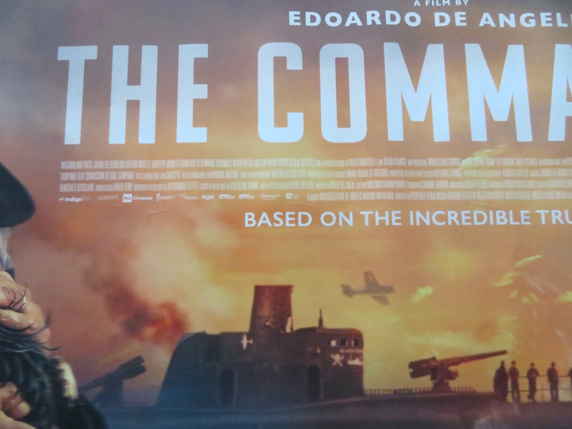 THE COMMANDER / COMANDANTE UK QUAD ROLLED POSTER PIERFRANCESCO FAVINO 2023 Rendezvous Cinema Movie posters