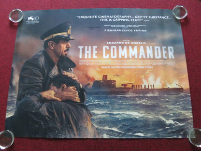 THE COMMANDER / COMANDANTE UK QUAD ROLLED POSTER PIERFRANCESCO FAVINO 2023 Rendezvous Cinema Movie posters