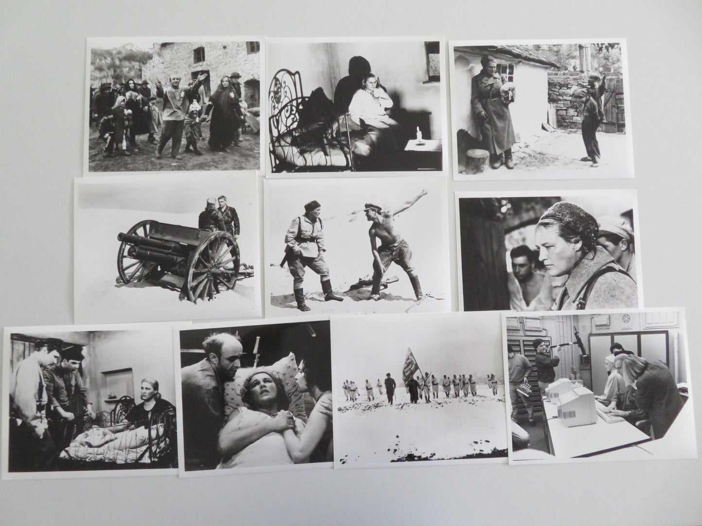 THE COMMISSAR MOVIE STILL PHOTO LOT OF 10 NONNA MORDYUKOVA ROLAN BYKOV Movie posters