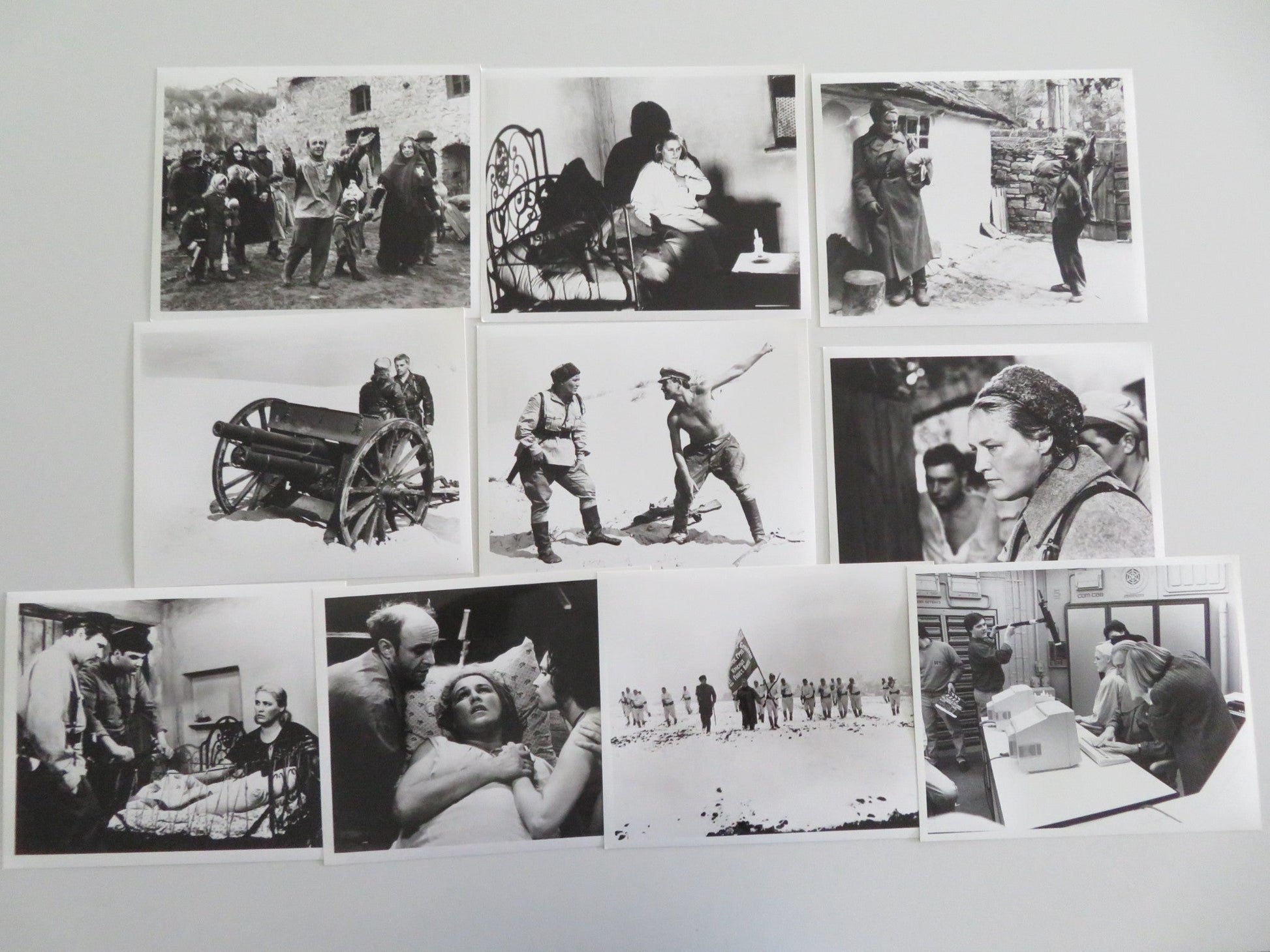 THE COMMISSAR MOVIE STILL PHOTO LOT OF 10 NONNA MORDYUKOVA ROLAN BYKOV Movie posters