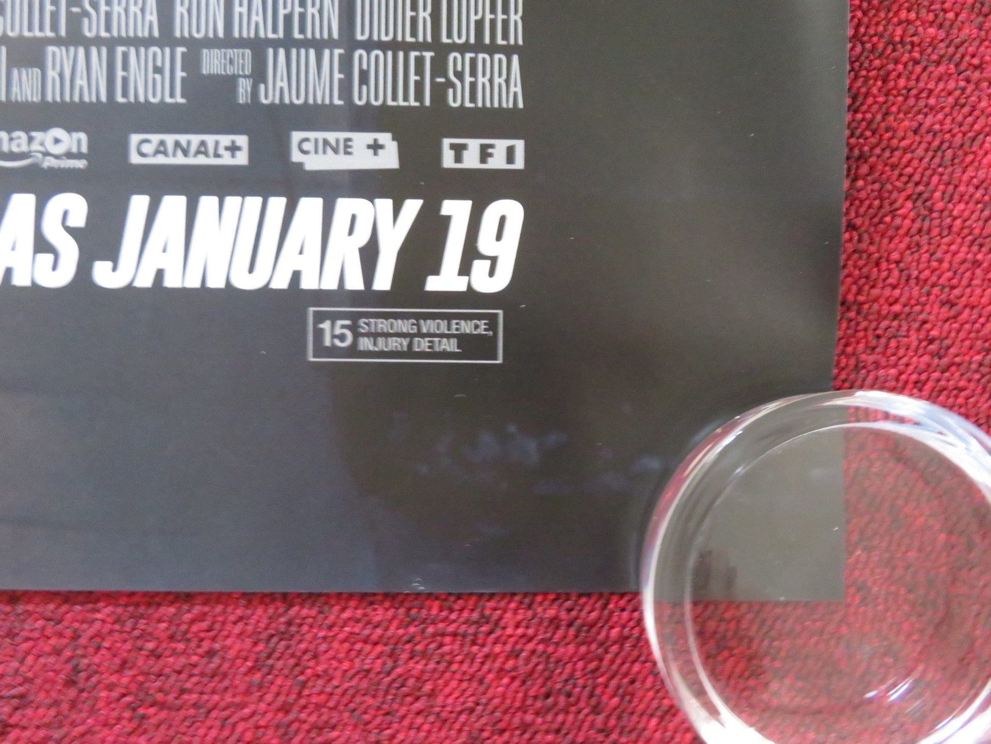 THE COMMUTER UK QUAD ROLLED POSTER LIAM NEESON VERA FARMIGA 2018 Rendezvous Cinema Movie posters