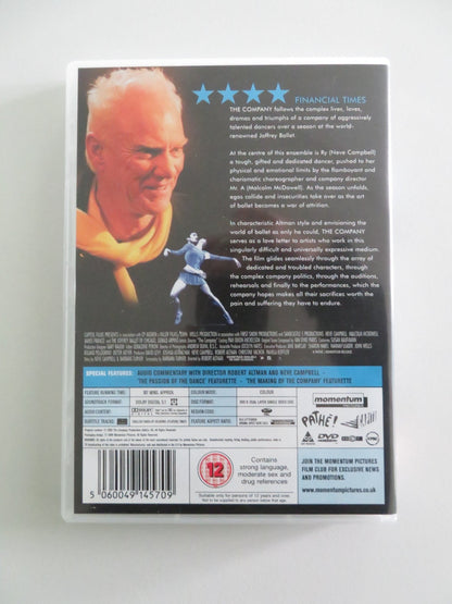 THE COMPANY (DVD) NEVE CAMPBELL MALCOLM MCDOWELL 2003 REGION 2 Rendezvous Cinema Movie posters