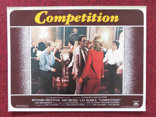 THE COMPETITION - C ITALIAN FOTOBUSTA POSTER RICHARD DREYFUSS AMY IRVING 1980 Rendezvous Cinema Movie posters