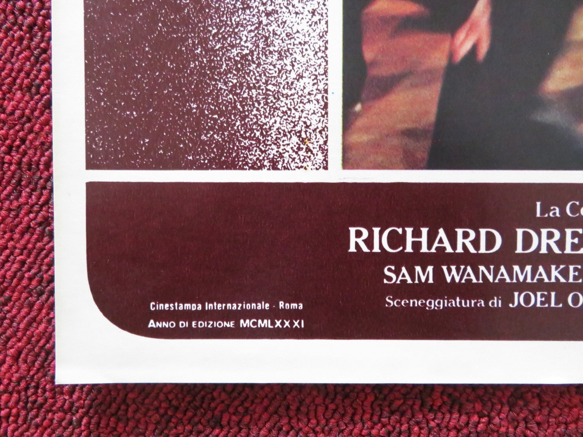 THE COMPETITION - D ITALIAN FOTOBUSTA POSTER RICHARD DREYFUSS AMY IRVING 1980 Rendezvous Cinema Movie posters