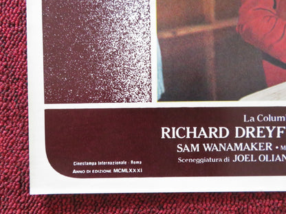 THE COMPETITION - E ITALIAN FOTOBUSTA POSTER RICHARD DREYFUSS AMY IRVING 1980 Rendezvous Cinema Movie posters