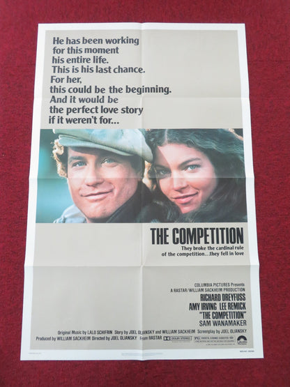 The Competition Folded US One Sheet Poster Richard Dreyfuss Amy Irving 1980 Movie posters