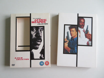 THE COMPLETE LETHAL WEAPON COLLECTION - 4 DISC (DVD) GIBSON GLOVER 1987 REGION 2 Movie posters