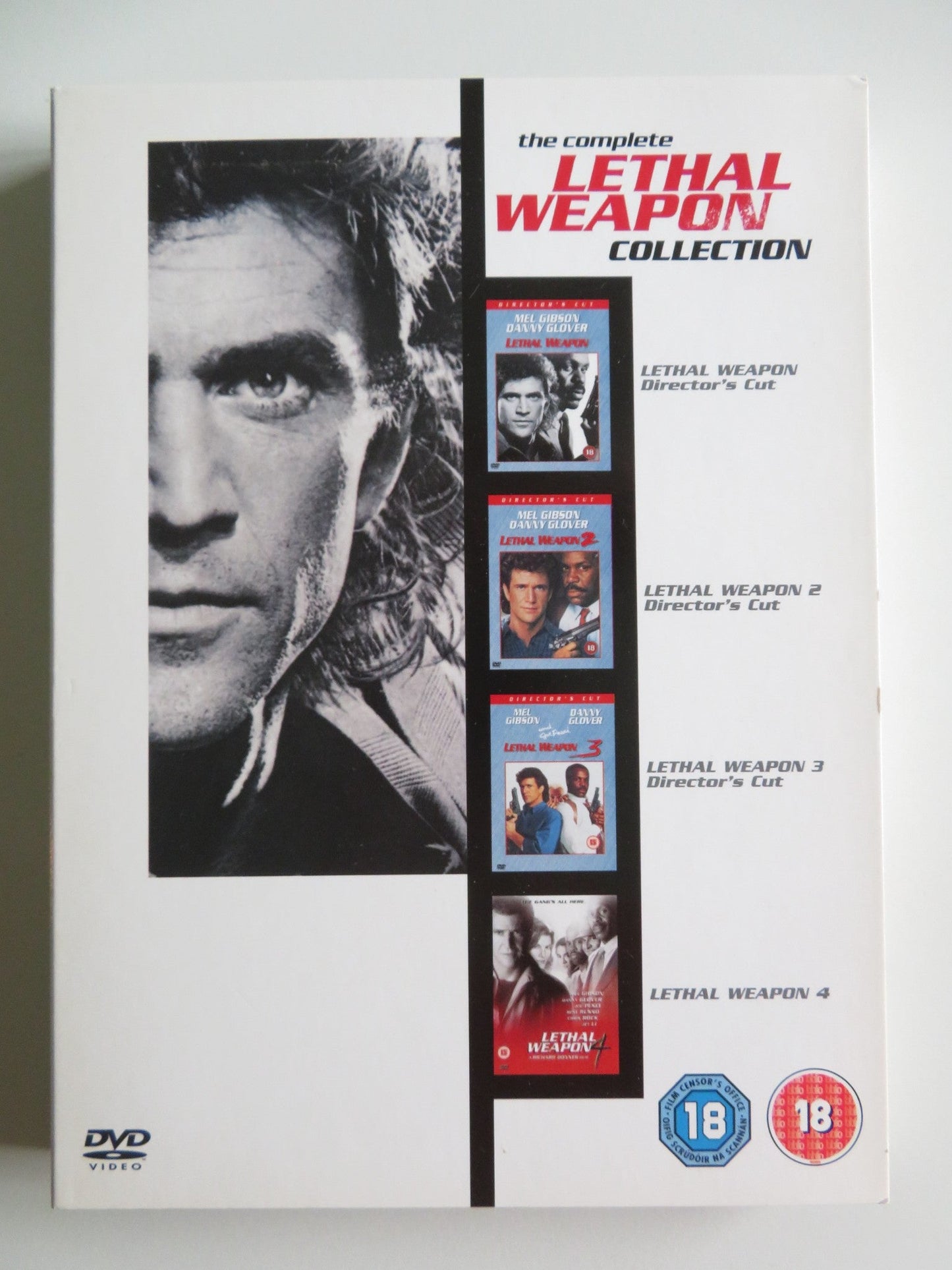 THE COMPLETE LETHAL WEAPON COLLECTION - 4 DISC (DVD) GIBSON GLOVER 1987 REGION 2 Movie posters