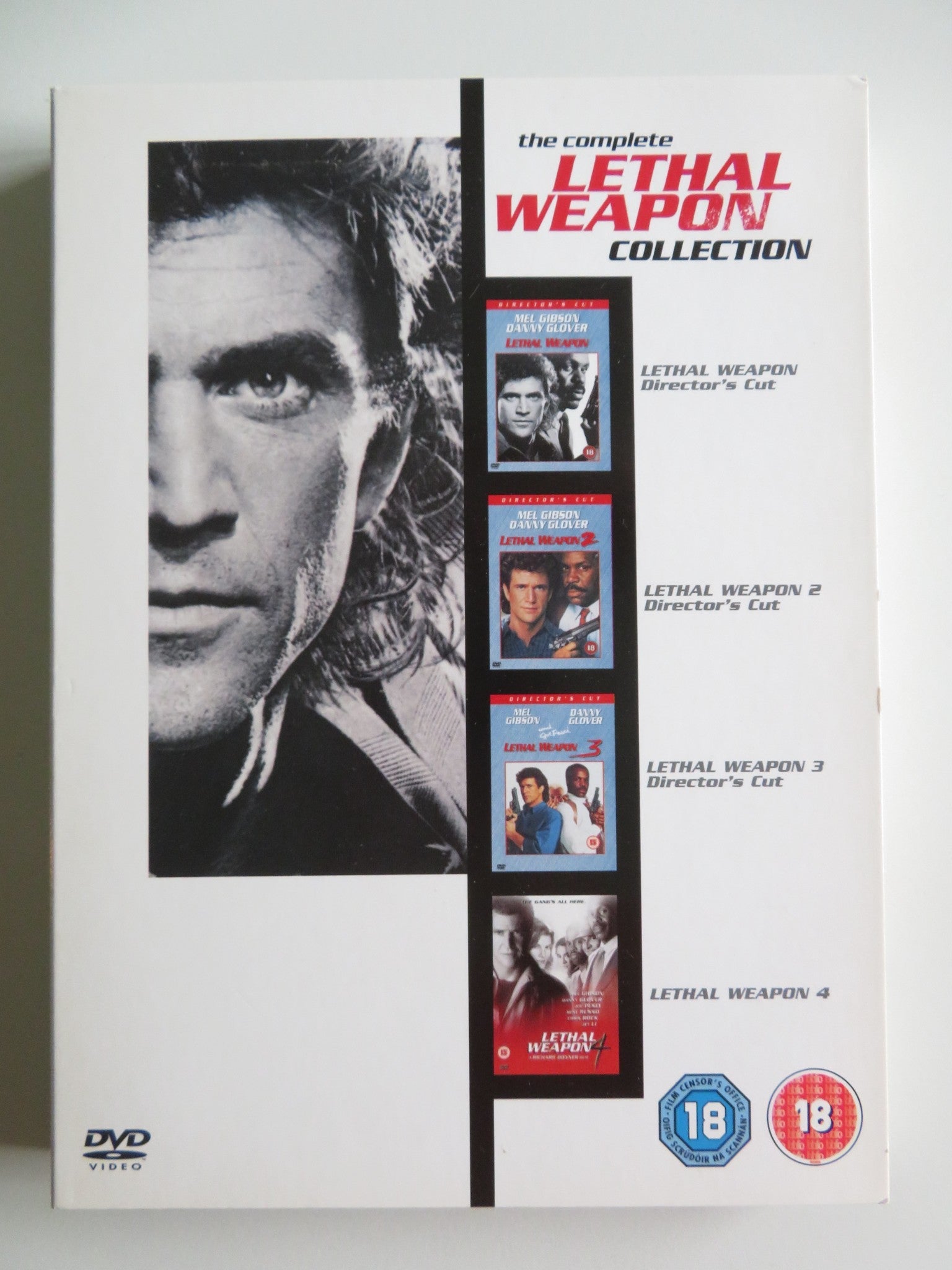 THE COMPLETE LETHAL WEAPON COLLECTION - 4 DISC (DVD) GIBSON GLOVER 1987 REGION 2 Movie posters