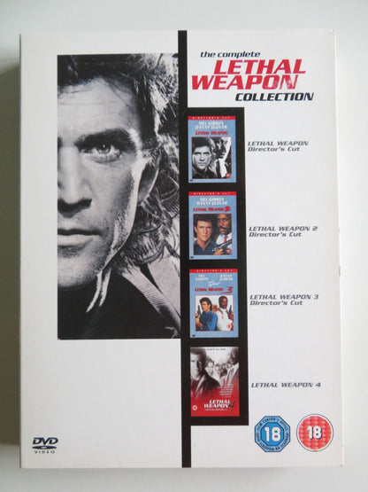THE COMPLETE LETHAL WEAPON COLLECTION - 4 DISC (DVD) GIBSON GLOVER 1987 REGION 2 Movie posters