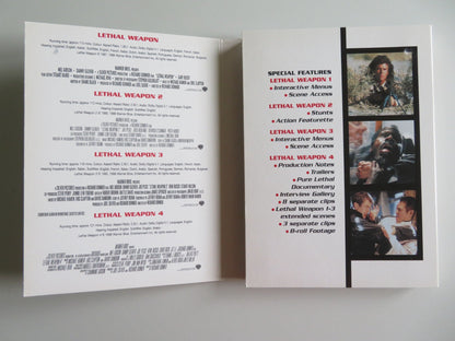 THE COMPLETE LETHAL WEAPON COLLECTION - 4 DISC (DVD) GIBSON GLOVER 1987 REGION 2 Movie posters
